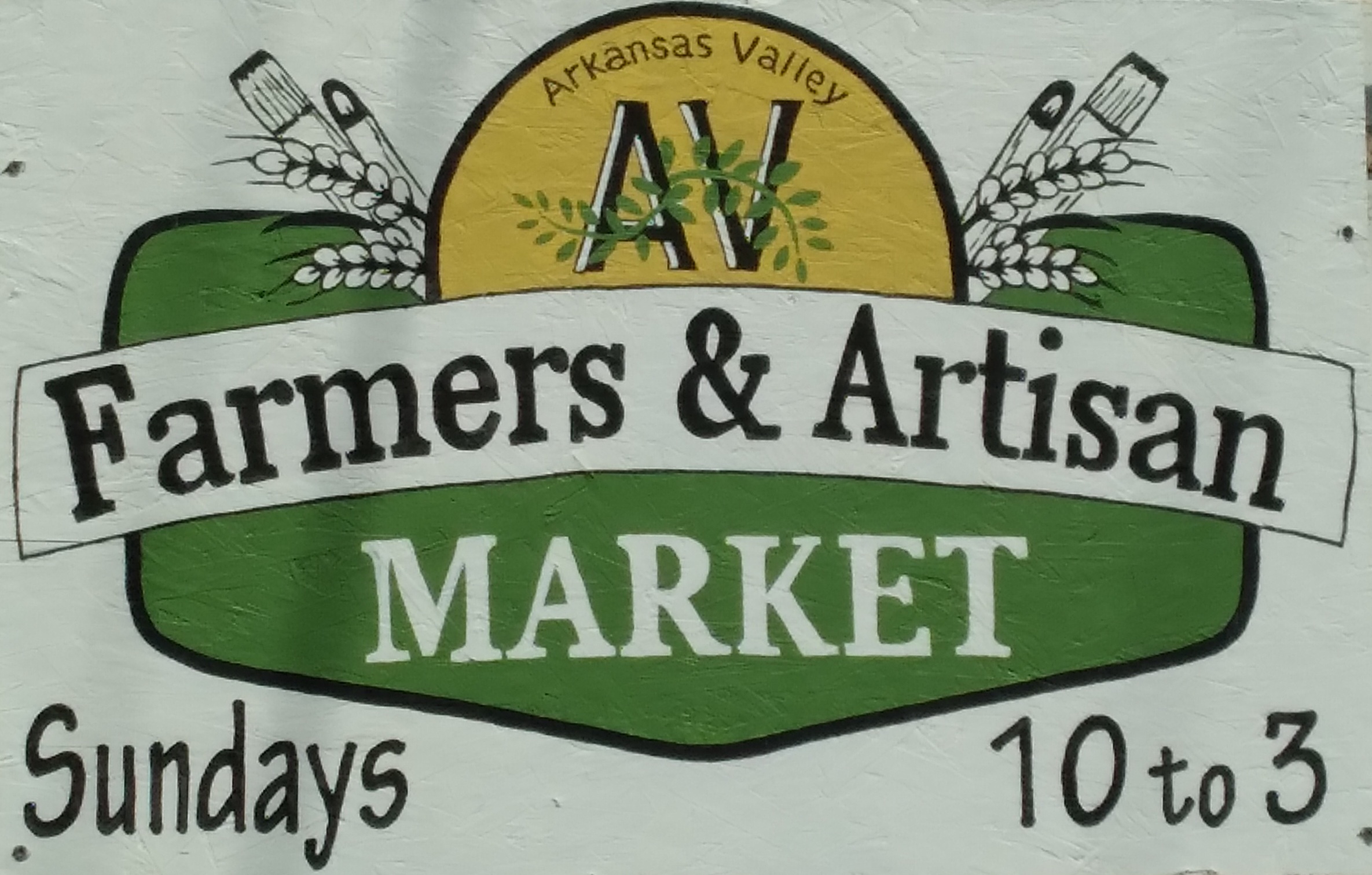 Arkansas Valley Farmers and Artisan Market Sign